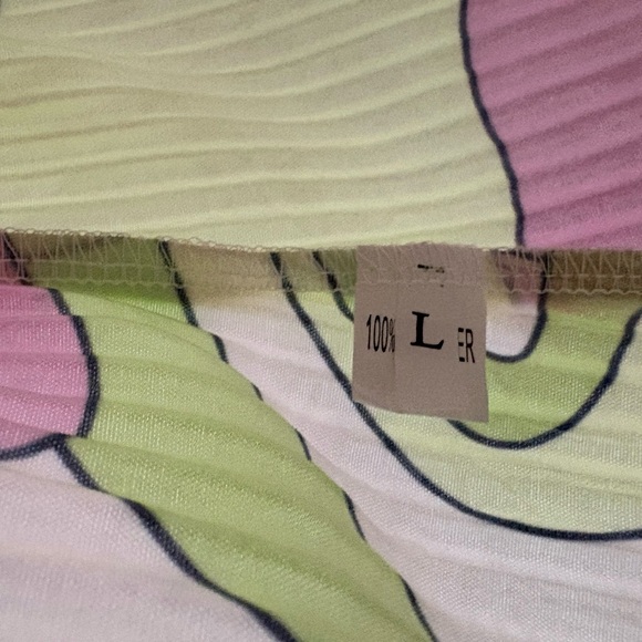 Neon Abstract Button Up - Picture 2 of 3